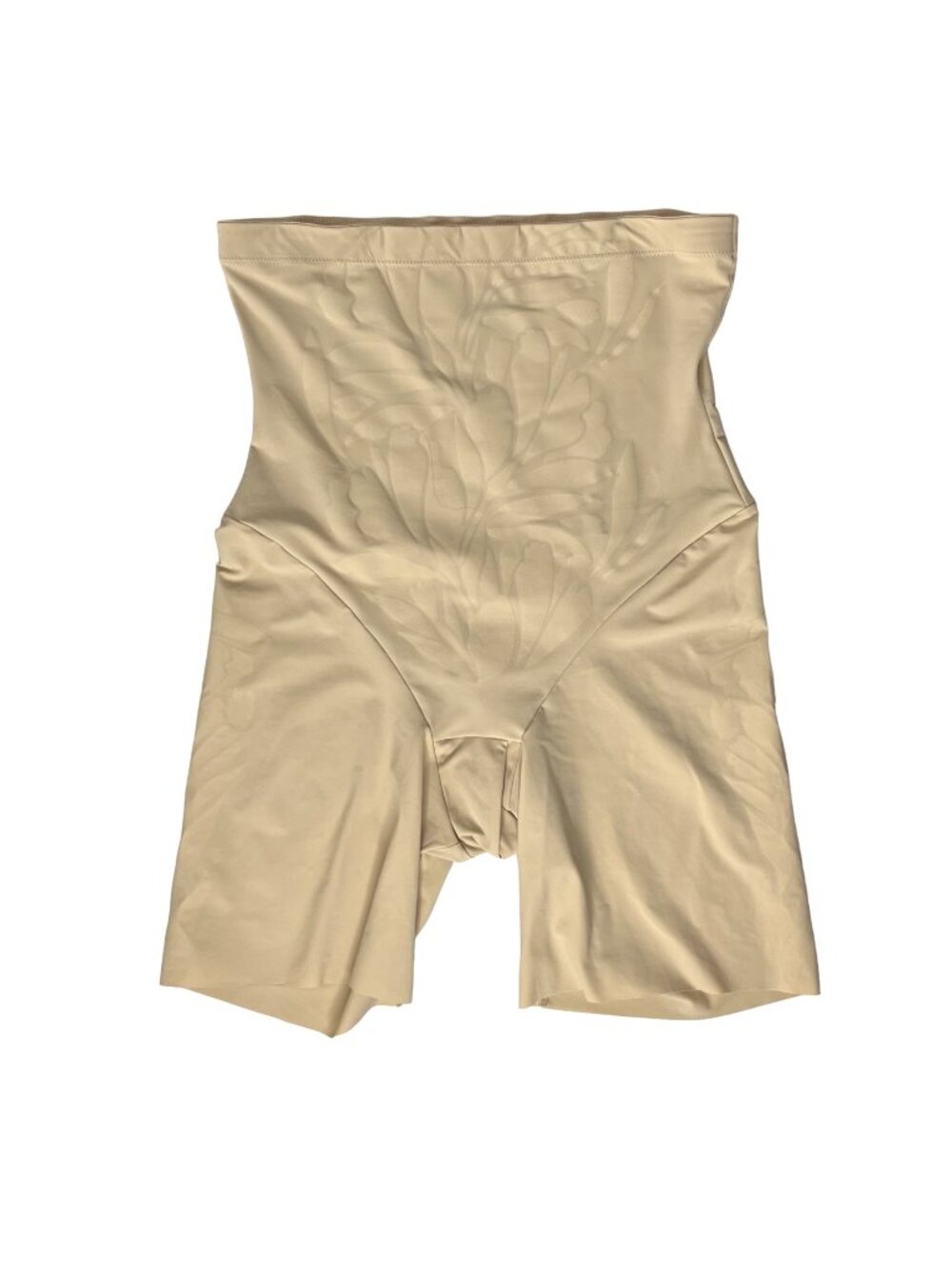 Maidenform Shapewear Shorts High Waisted Womens Medium Beige